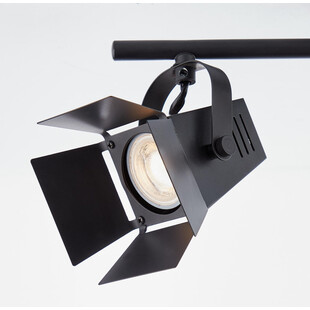 Plafon industrialny Movie II LED - Brilliant | Czarny Mat