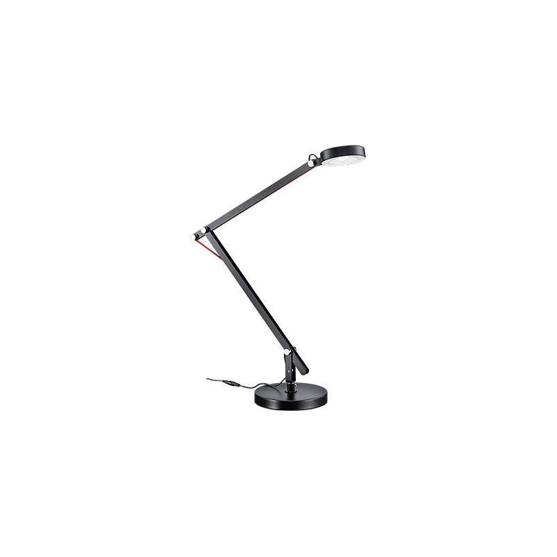 Lampa biurkowa LED Trio Amsterdam | Regulowana, Czarna