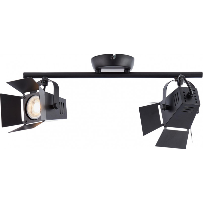 Plafon industrialny Movie II LED - Brilliant | Czarny Mat