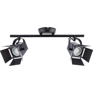 Plafon industrialny Movie II LED - Brilliant | Czarny Mat
