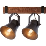 Plafon industrialny Plow II - Brilliant | Czarna stal