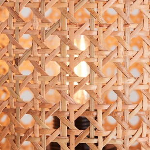 Plafon rattanowy boho Wiley | Lampa sufitowa Brilliant