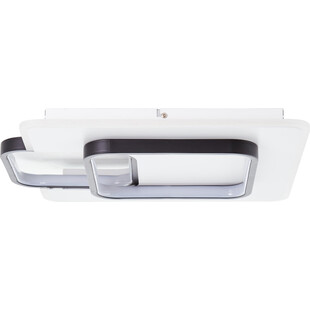 Plafon sufitowy nowoczesny Rezia 44cm czarny / biały Brilliant