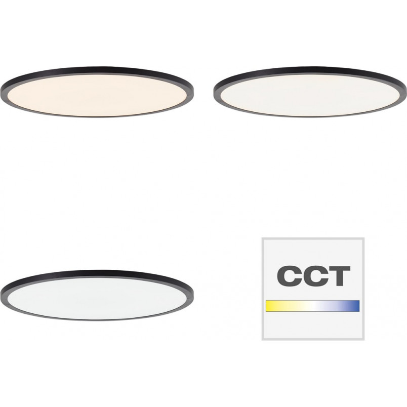 Plafon LED Tuco 50cm Czarny - Brilliant | Oświetlenie