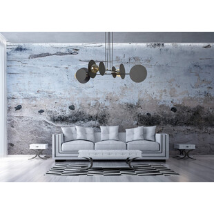 Lampa wisząca loft Idea IV czarna Emibig | 96cm
