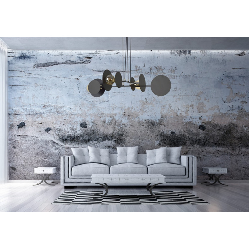 Lampa wisząca loft Idea IV czarna Emibig | 96cm