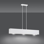 Lampa wisząca Gentor 72cm biała Emibig | Skandynawski Design