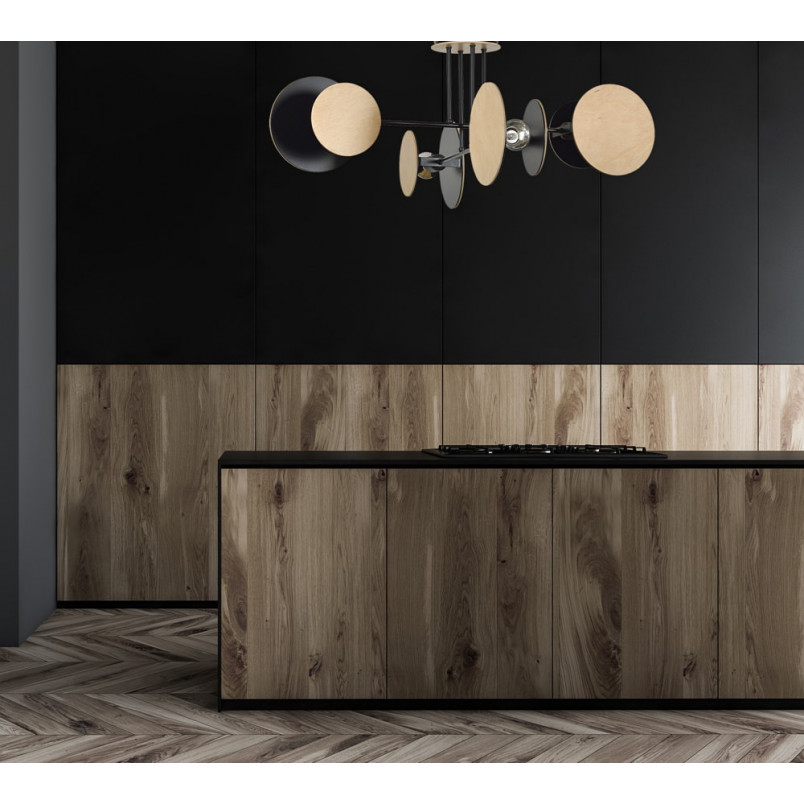 Lampa Zita IV Emibig | Drewniana, Sufitowa, 86cm - Kup Teraz!