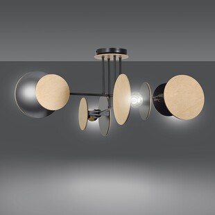Lampa Zita IV Emibig | Drewniana, Sufitowa, 86cm - Kup Teraz!