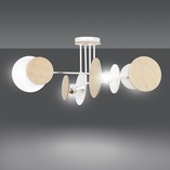 Lampa Zita IV - Skandynawska lampa sufitowa drewniana | Emibig