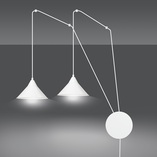 Lampa wisząca Abramo II biała | Emibig - Skandynawski Design