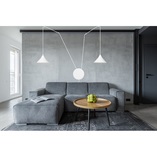 Lampa wisząca Abramo II biała | Emibig - Skandynawski Design