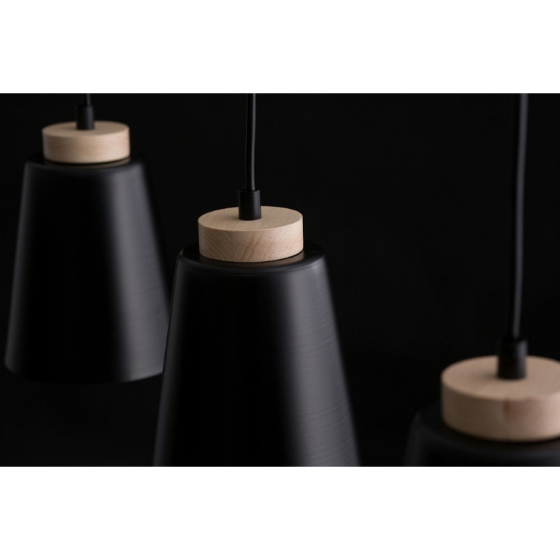 Lampa wisząca BOLERO czarna - Skandynawski design | Emibig