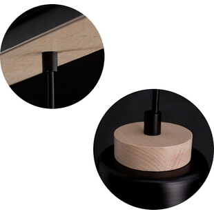 Lampa wisząca Bolero 2 czarna | Skandynawski design Emibig