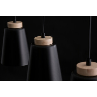 Lampa Wisząca Bolero 3 Czarna | Skandynawski Design Emibig