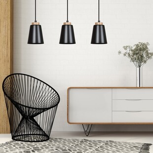 Lampa Wisząca Bolero 3 Czarna | Skandynawski Design Emibig