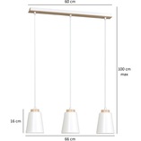Lampa wisząca Bolero 3 - Skandynawska biel | Emibig