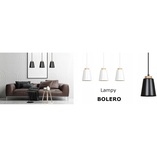 Lampa wisząca Bolero 3 - Skandynawska biel | Emibig