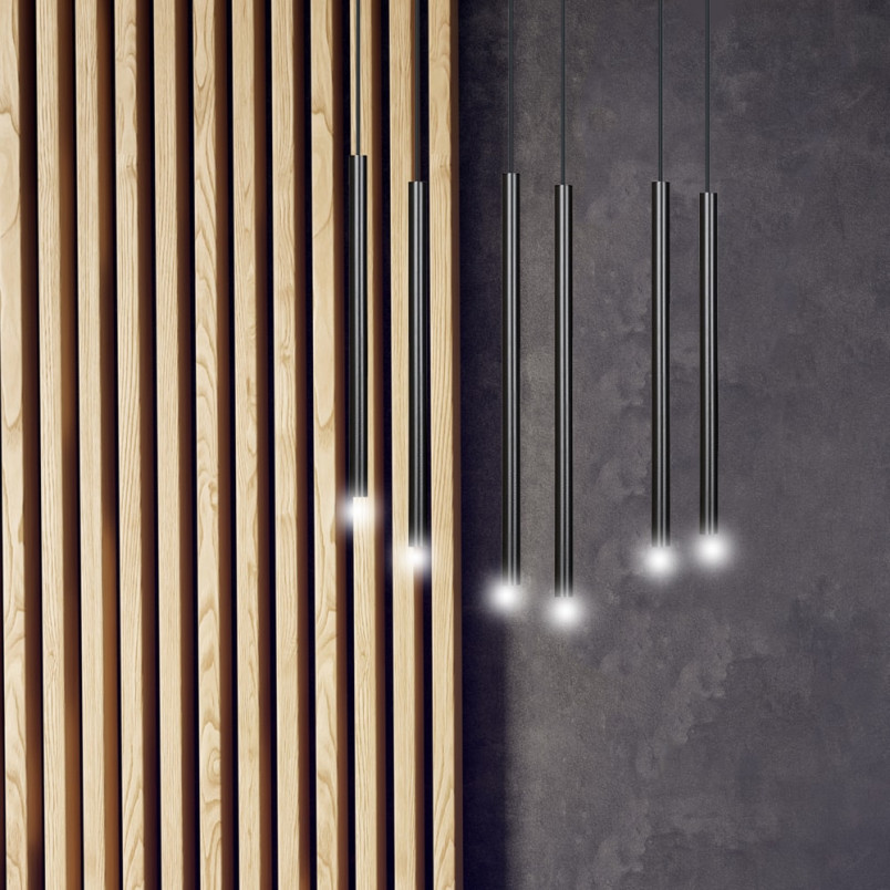 Lampa wisząca Selter VI czarna | Emibig - Minimalistyczny design