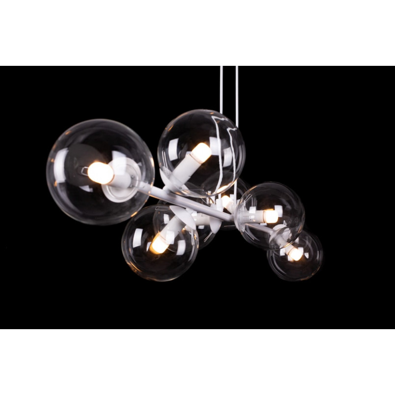 Lampa wisząca Rossi VI - szkło, 110cm | Emibig
