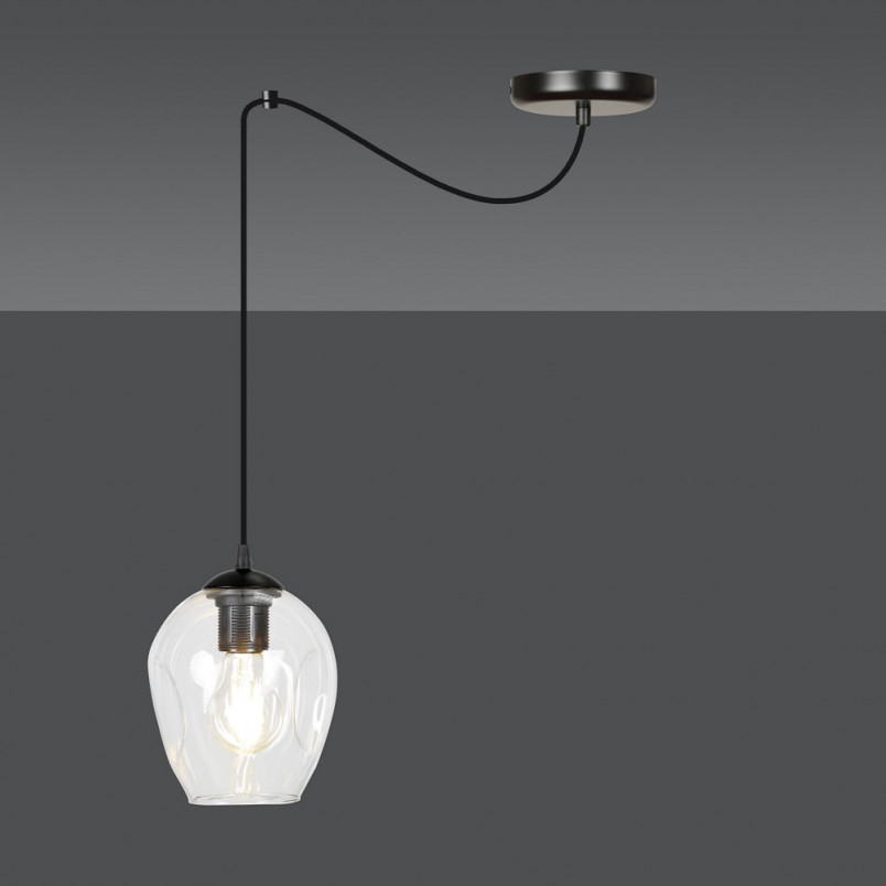 Lampa Wisząca "Pająk" Szklana Emibig | Nowoczesny Design