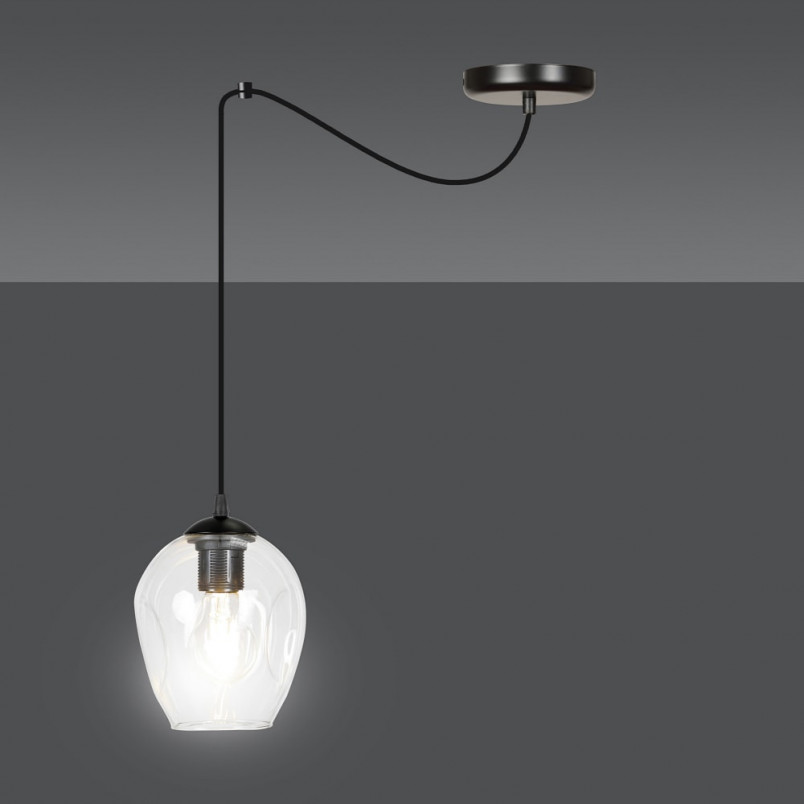 Lampa Wisząca "Pająk" Szklana Emibig | Nowoczesny Design