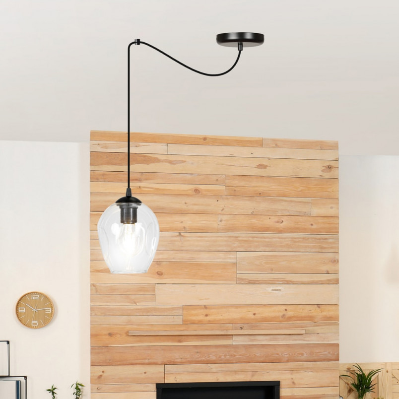 Lampa Wisząca "Pająk" Szklana Emibig | Nowoczesny Design