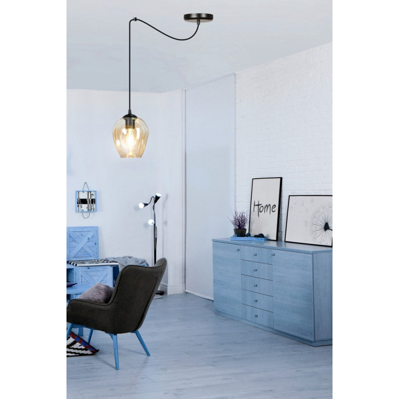 Lampa wisząca szklana "Pająk" Emibig - Unikalny design