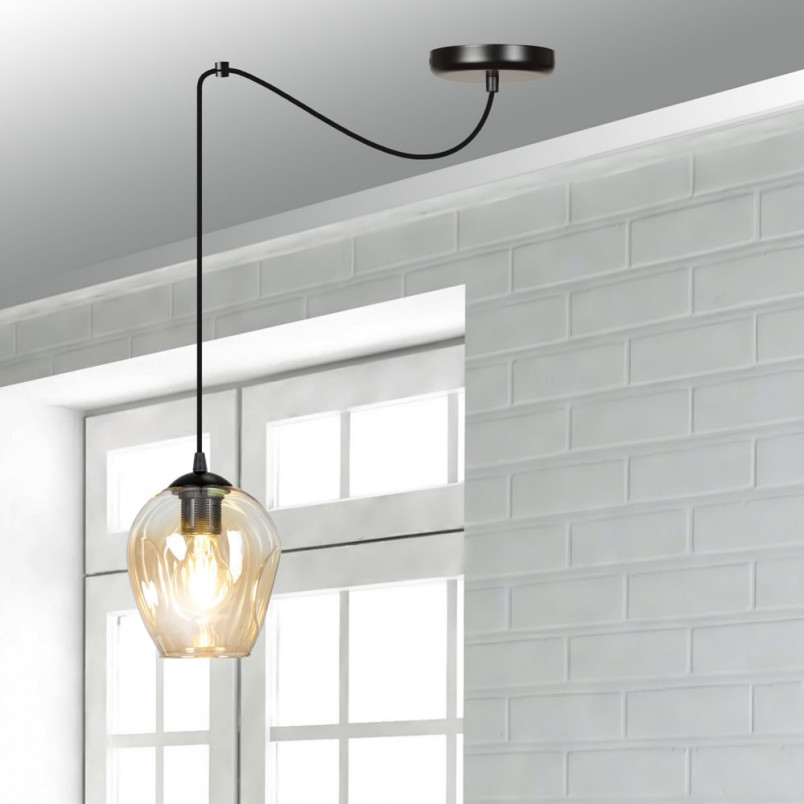 Lampa wisząca szklana "Pająk" Emibig - Unikalny design