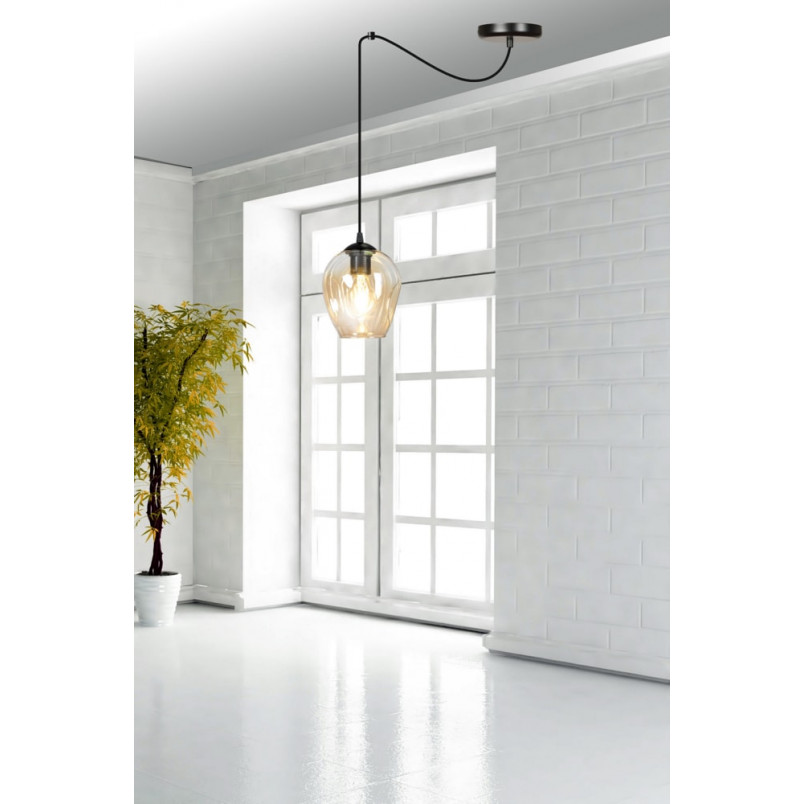 Lampa wisząca szklana "Pająk" Emibig - Unikalny design