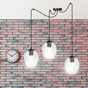 Lampa wisząca "Pająk" Level III | Szkło, E27 | Emibig
