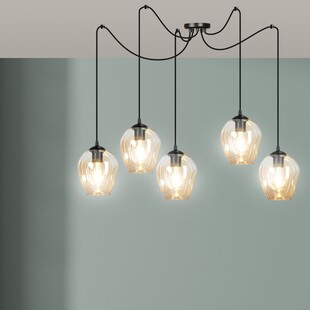 Lampa wisząca "Pająk" Level V - Emibig | Szkło, E27