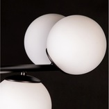 Lampa sufitowa Emibig Bior VI - szkło biało-czarne | Kup teraz!