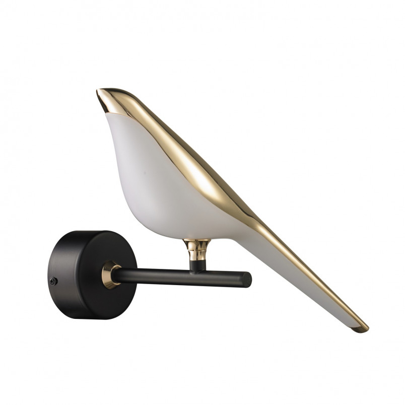 Kinkiet Tit czarno-złoty | Step Into Design - Nowoczesny design