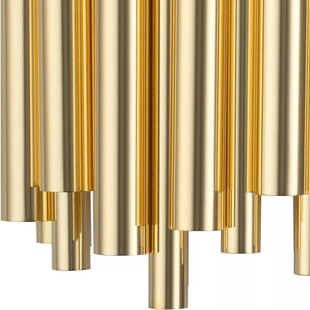 Kinkiet Glamour Tubo Złoty | Step Into Design - Luksus i Styl