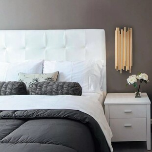 Kinkiet Glamour Tubo Złoty | Step Into Design - Luksus i Styl