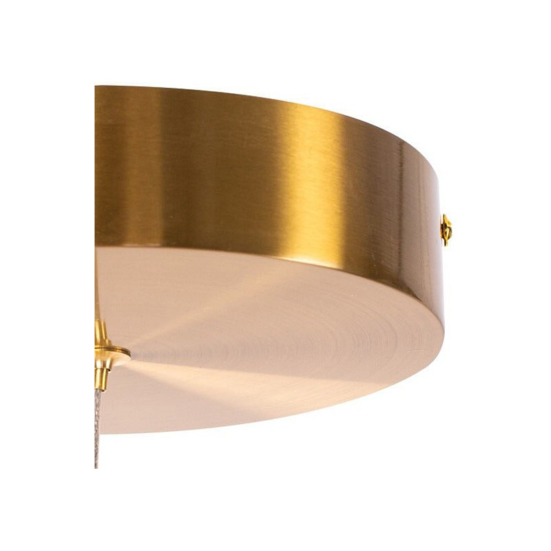 Lampa wisząca Circle LED mosiądz | Step Into Design