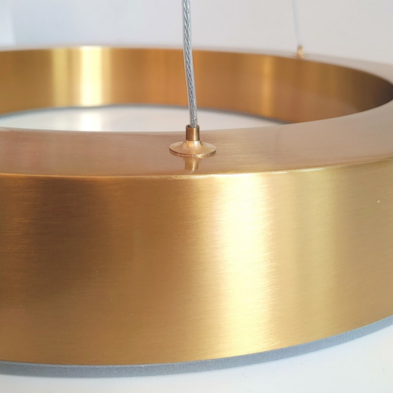 Lampa wisząca Circle LED mosiądz | Step Into Design