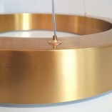 Lampa wisząca Circle LED mosiądz | Step Into Design