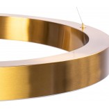 Lampa wisząca Circle LED mosiądz | Step Into Design