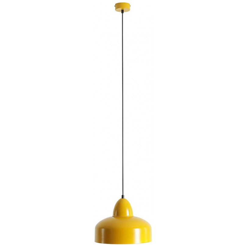 Lampa wisząca Como Colours - Aldex | Żółty metal, E27