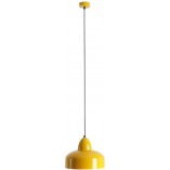 Lampa wisząca Como Colours - Aldex | Żółty metal, E27