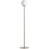 Lampa podłogowa szklana Pinne Colours beige | Aldex