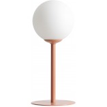 Lampa stołowa szklana Aldex Pinne Colours | Koralowa | 14cm