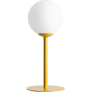 Lampa stołowa szklana Aldex Pinne Colours - Musztardowa | Sklep