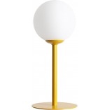 Lampa stołowa szklana Aldex Pinne Colours - Musztardowa | Sklep