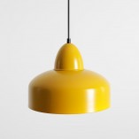 Lampa wisząca Como Colours - Aldex | Żółty metal, E27