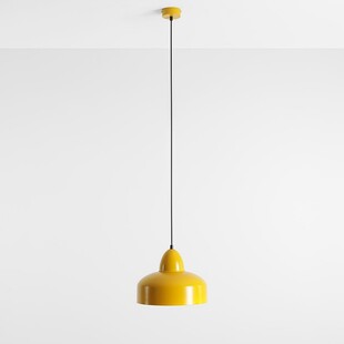 Lampa wisząca Como Colours - Aldex | Żółty metal, E27