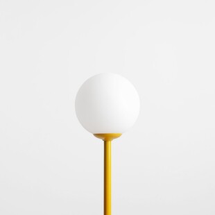 Lampa stołowa szklana Aldex Pinne Colours - Musztardowa | Sklep