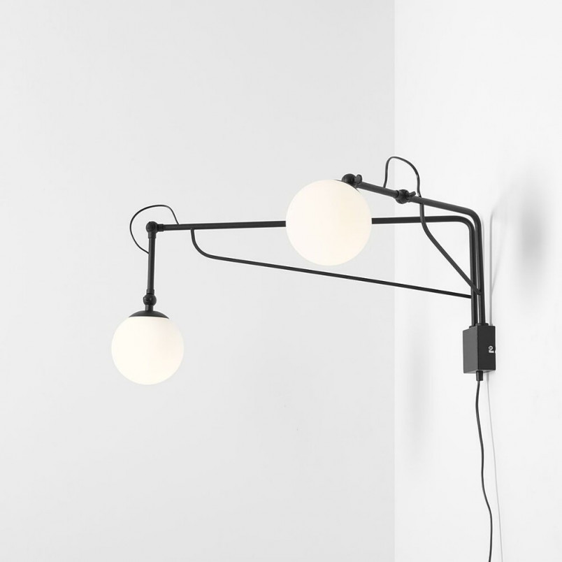 Kinkiet Soho Glass Aldex - 2 szklane kule | Sklep Lamp